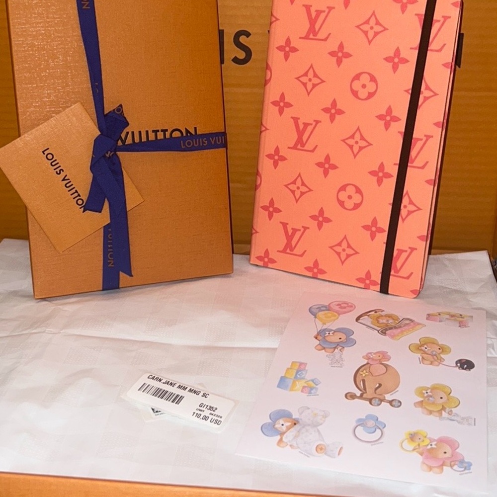 2025 LOUIS VUITTON Jane Monogram Notebook - Sweet Coral